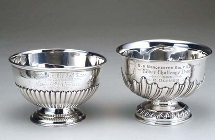 Old Manchester Golf Club Silver Trophies (2)